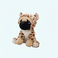 Peluche chien déguisé en girafe