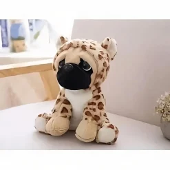 Peluche chien déguisé en girafe