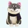 Peluche chien gris trop mignonne