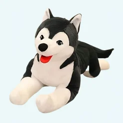 Peluche chien Husky mignon