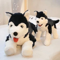 Peluche chien Husky mignon