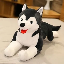 Peluche chien Husky mignon