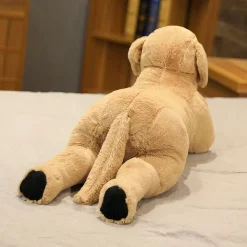 Peluche chien labrador doux