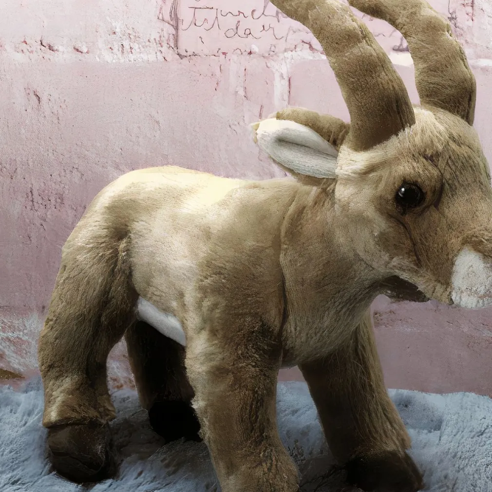 Peluche chèvre de montagne