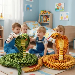 Peluche cobra ultra-doux