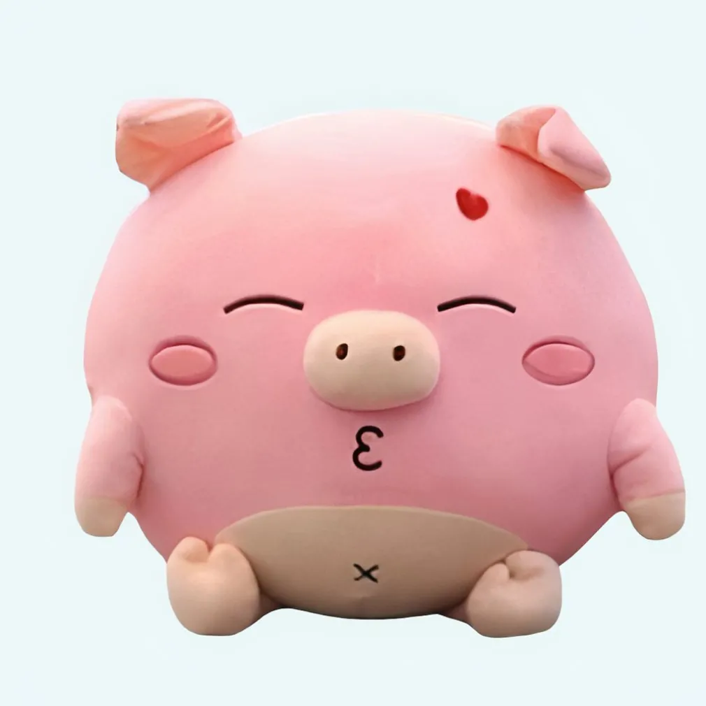 Peluche cochon amoureux