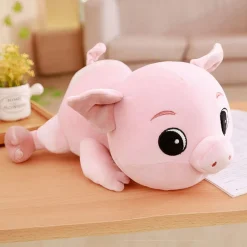 Peluche cochon câlin