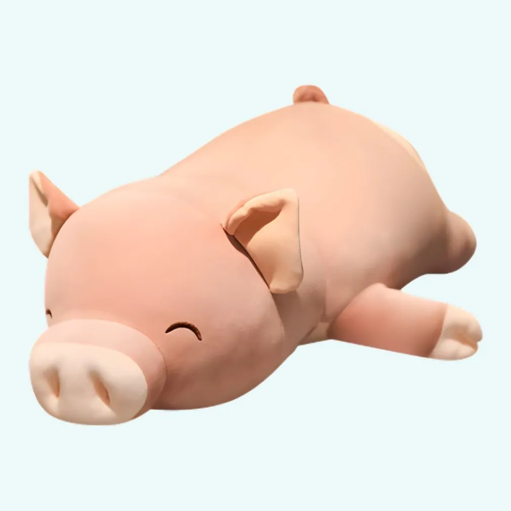 Peluche cochon joyeux