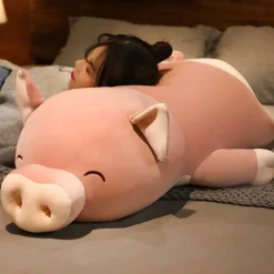 Peluche cochon joyeux