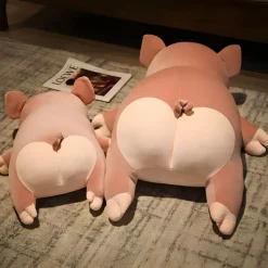 Peluche cochon joyeux