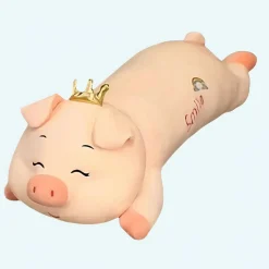 Peluche cochon roi