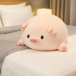 Peluche cochon rose joyeux