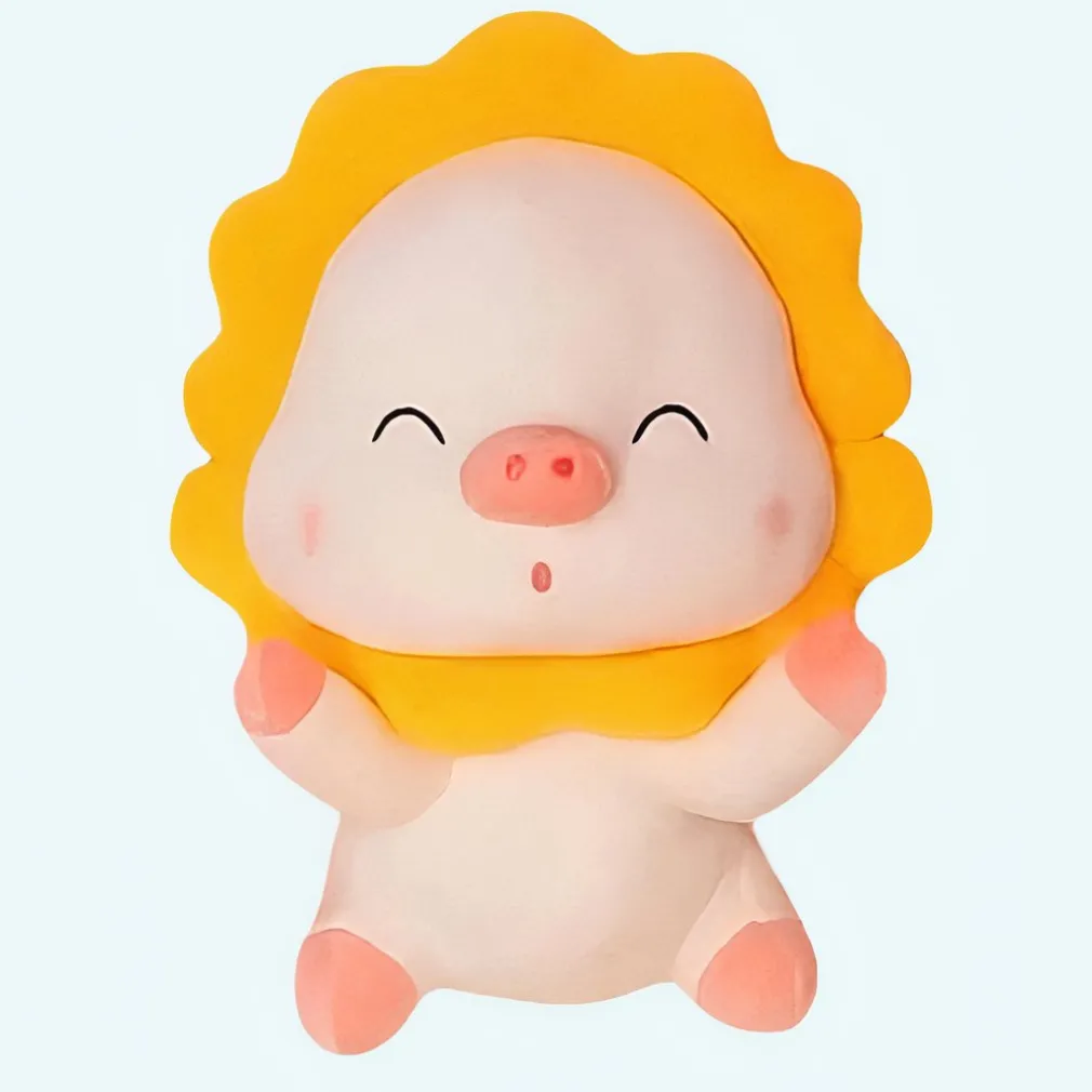 Peluche cochon tournesol