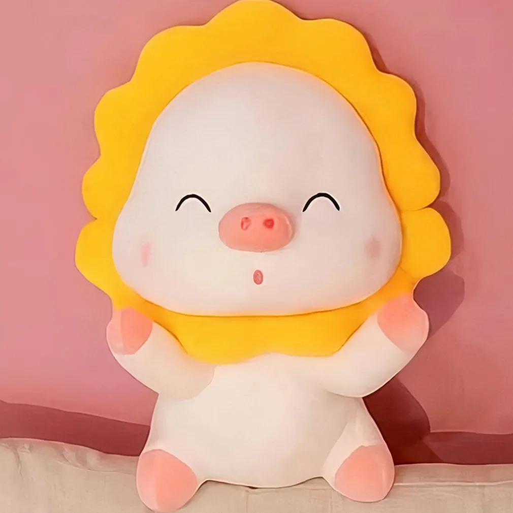 Peluche cochon tournesol