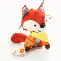 Peluche colorée renard suspendu