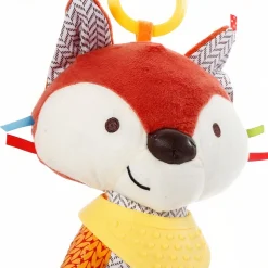 Peluche colorée renard suspendu