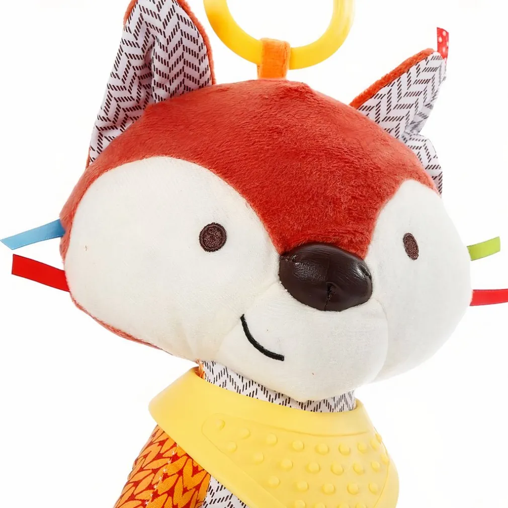 Peluche colorée renard suspendu