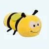 Peluche coussin abeille souriante