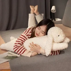 Peluche coussin lapin géant