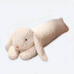 Peluche coussin lapin géant