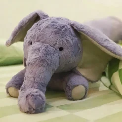 Peluche coussin éléphant géant
