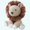 Peluche crochet lion