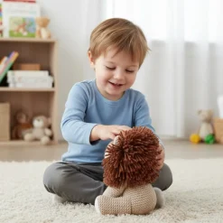 Peluche crochet lion