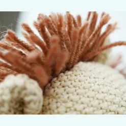 Peluche crochet lion