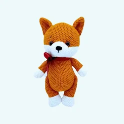 Peluche crochet renard