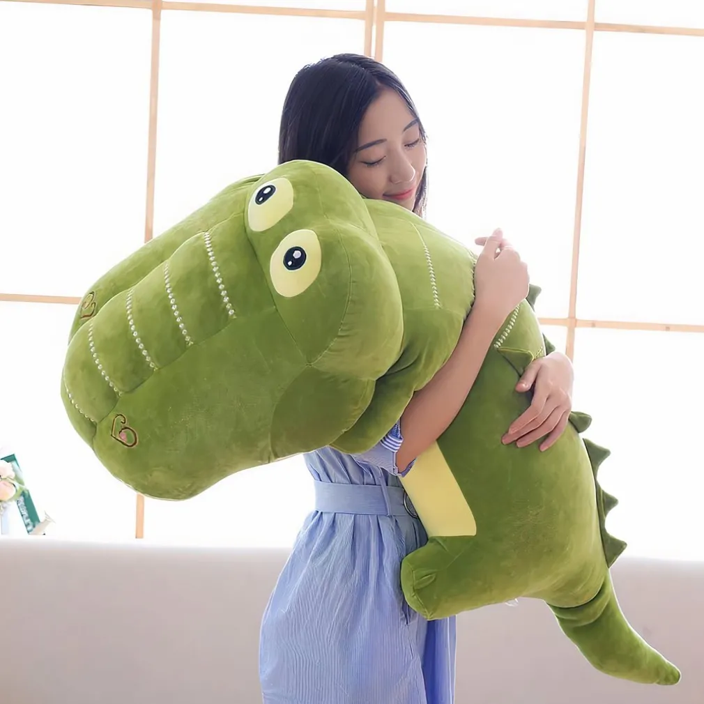 Peluche crocodile géante