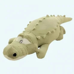 Peluche Crocodile oreiller verte