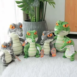 Peluche crocodile vert trop mignonne