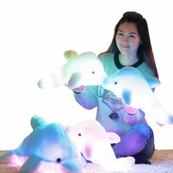 Peluche dauphin lumineux