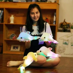 Peluche dauphin lumineux