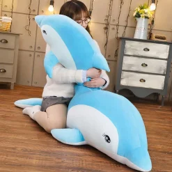 Peluche dauphin pour fille