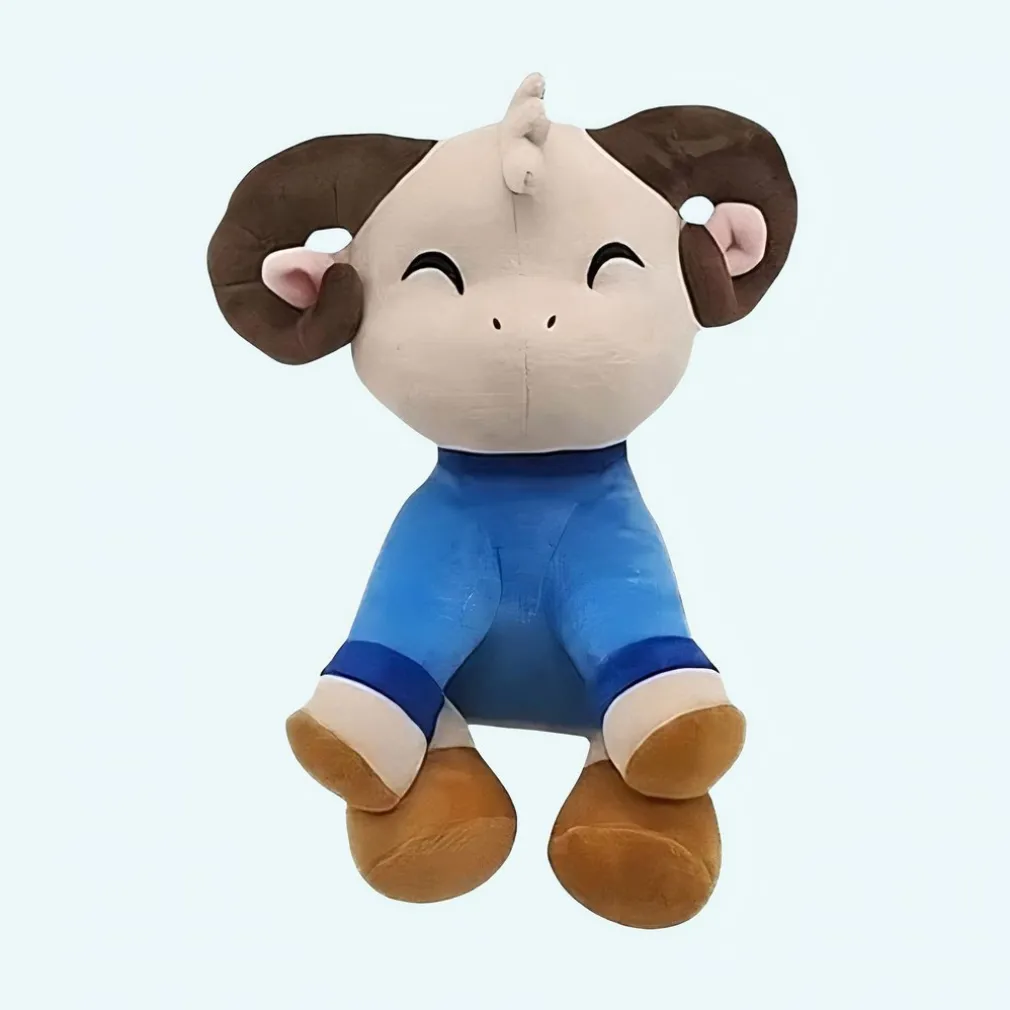 Peluche de chèvre trop mignonne
