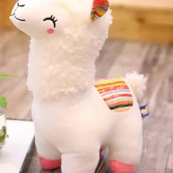 Peluche de lama coloré