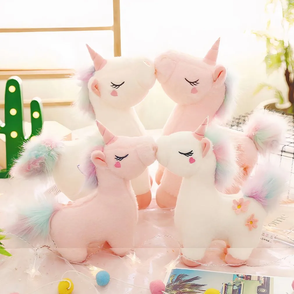 Peluche de licorne toute douce pour enfants