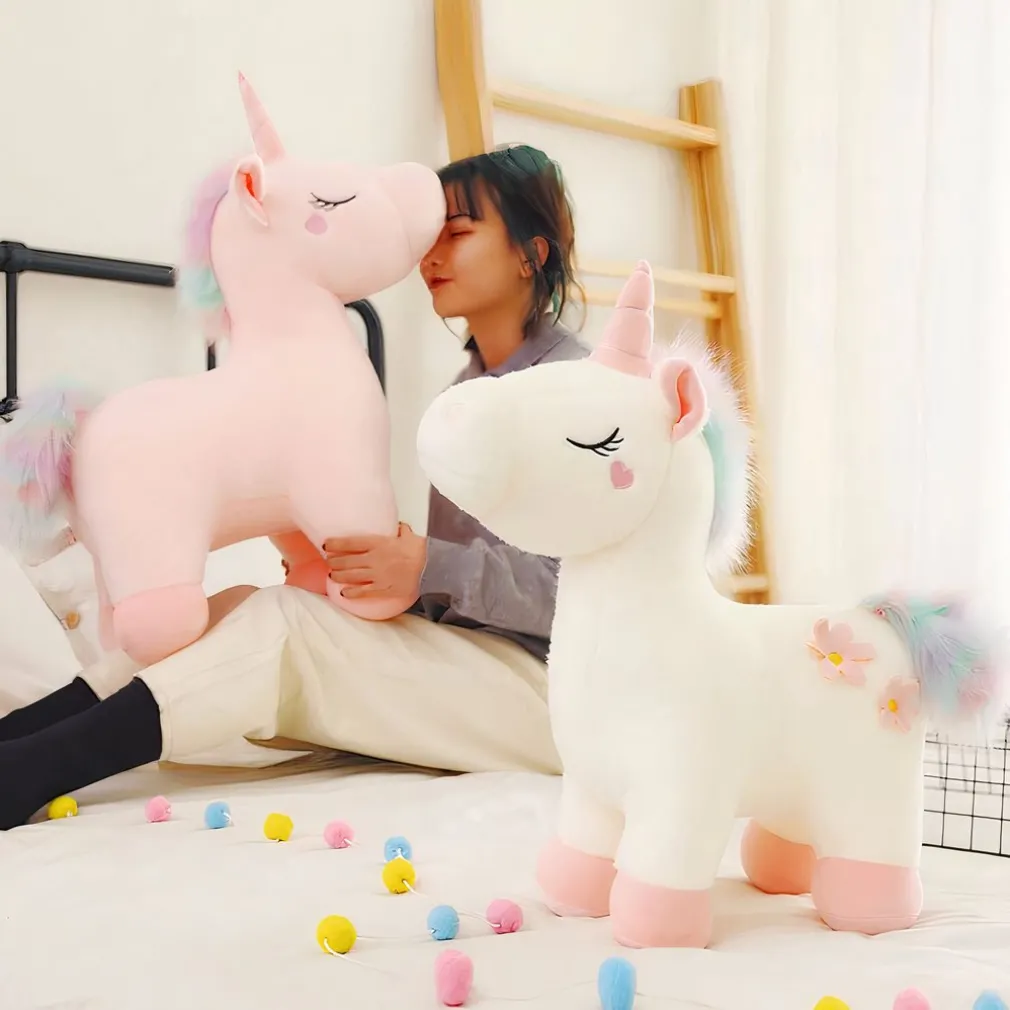 Peluche de licorne toute douce pour enfants