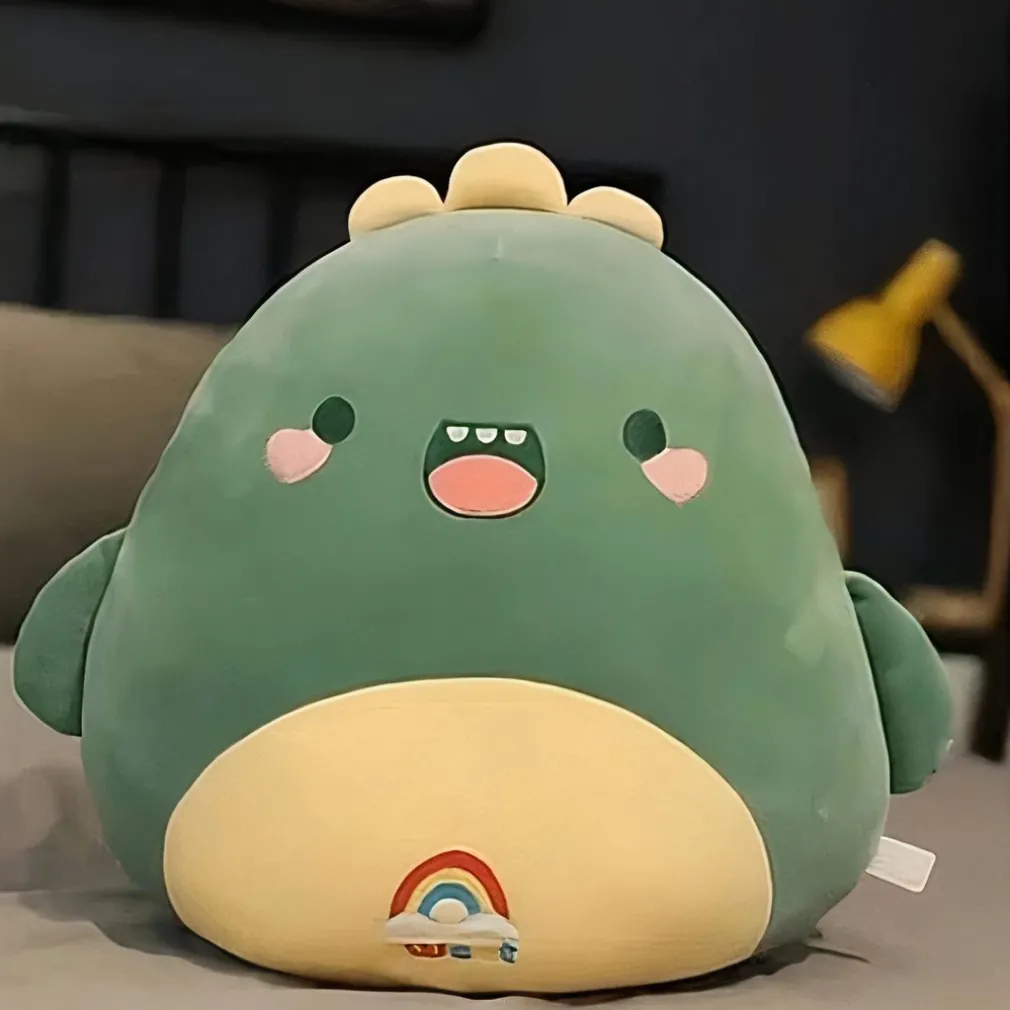 Peluche dinosaure arc-en-ciel