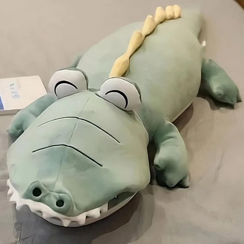 Peluche dinosaure bleu magique