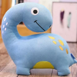 Peluche dinosaure rigolote bleue