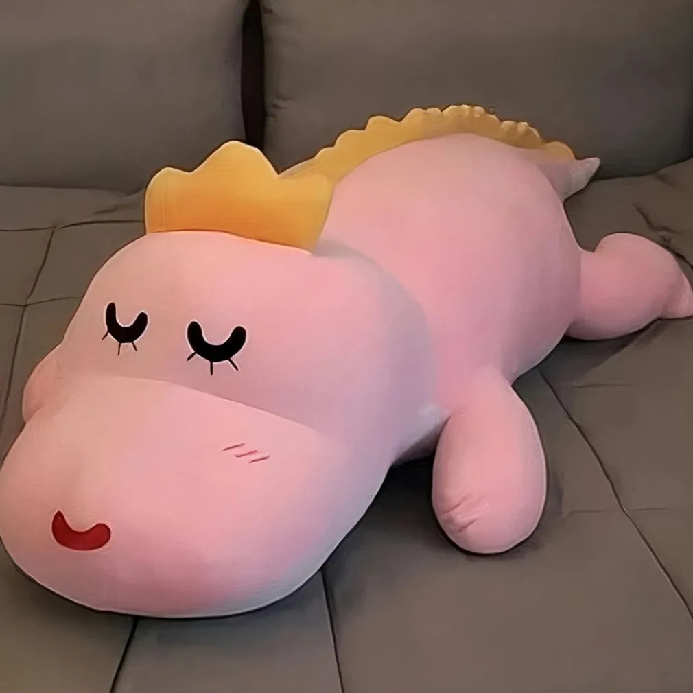 Peluche dinosaure rose adorable