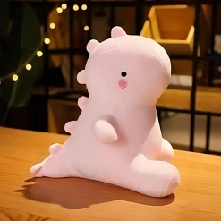Peluche dinosaure trop mignonne rose