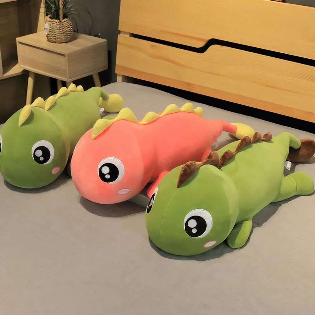 Peluche dinosaure vert clair kawaii
