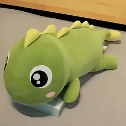 Peluche dinosaure vert clair kawaii
