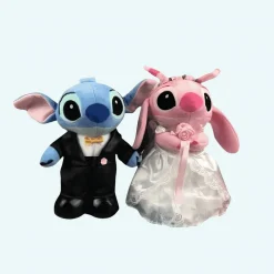Peluche Disney Stitch et Angel mariage