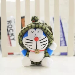 Peluche Doraemon déguisée en serpent