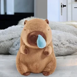 Peluche douce capybara enrhumé
