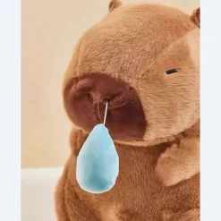 Peluche douce capybara enrhumé